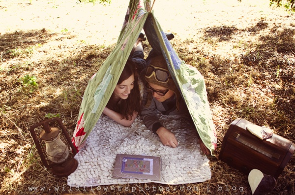 импровизированная палатка